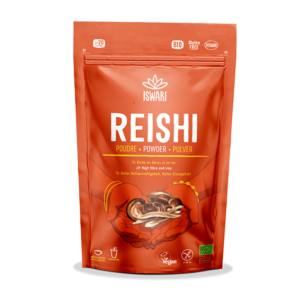 Iswari Super Aliment Pur Polvere di Reishi biologica 100g