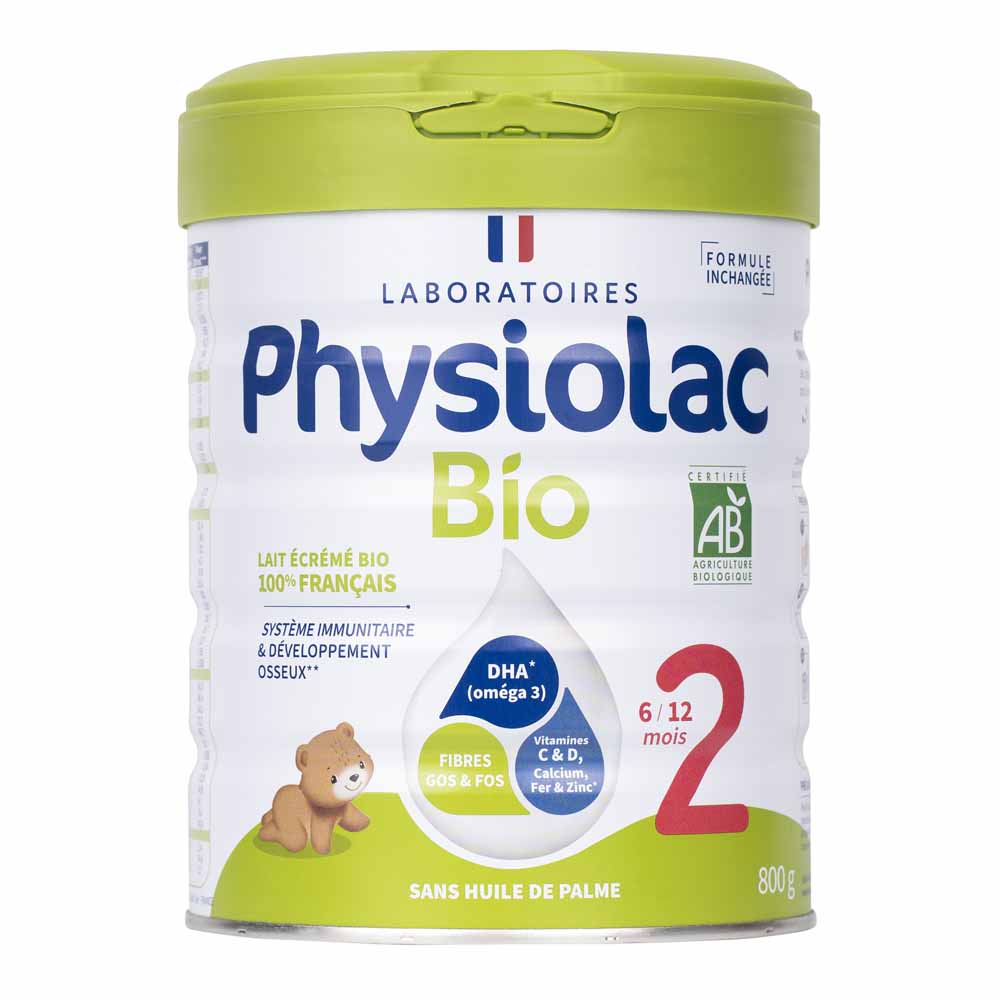 Physiolac Latte in polvere biologico 2 Da 6 a 12 mesi