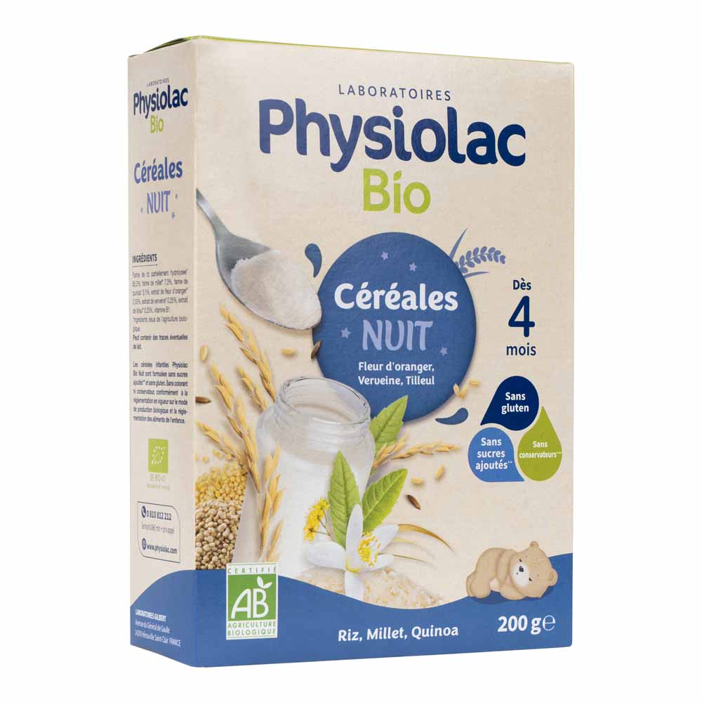 Physiolac Notte dei cereali Da 4 mesi 200g