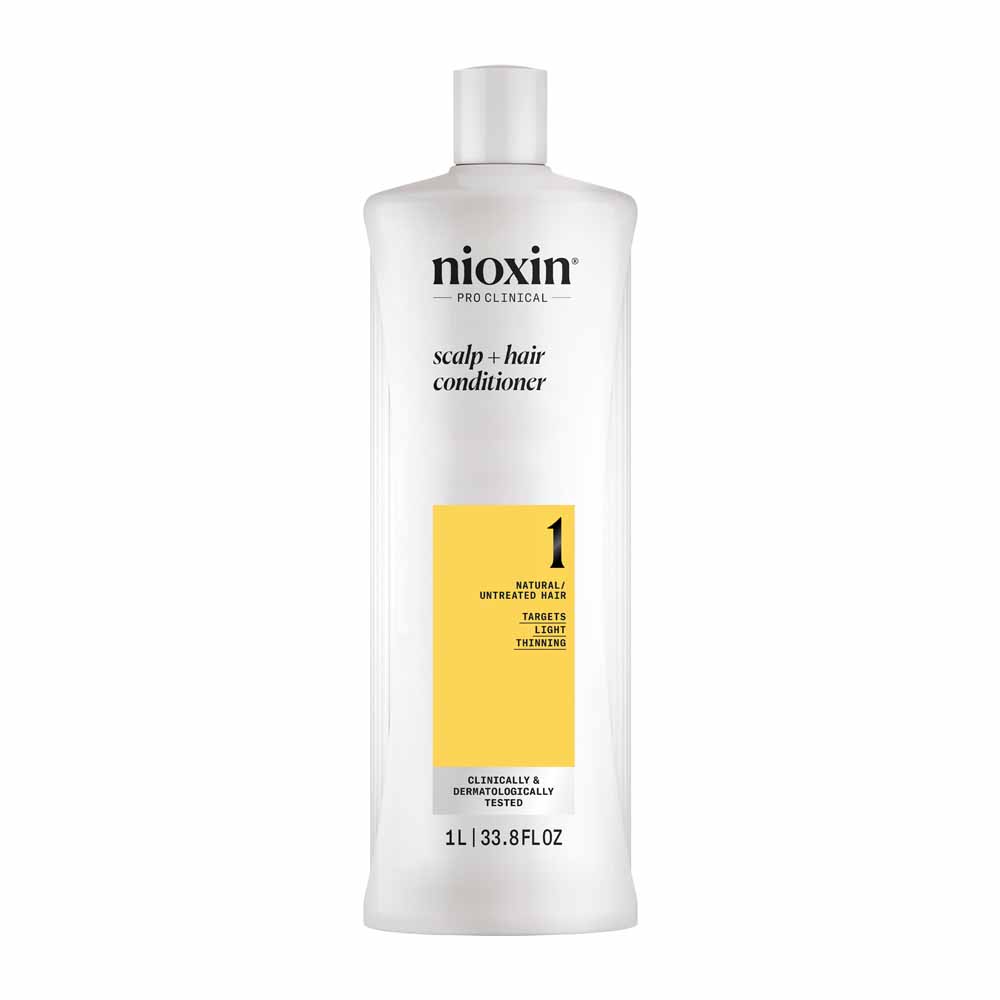 Nioxin System 1 Balsamo naturale per capelli e perdita moderata 1L