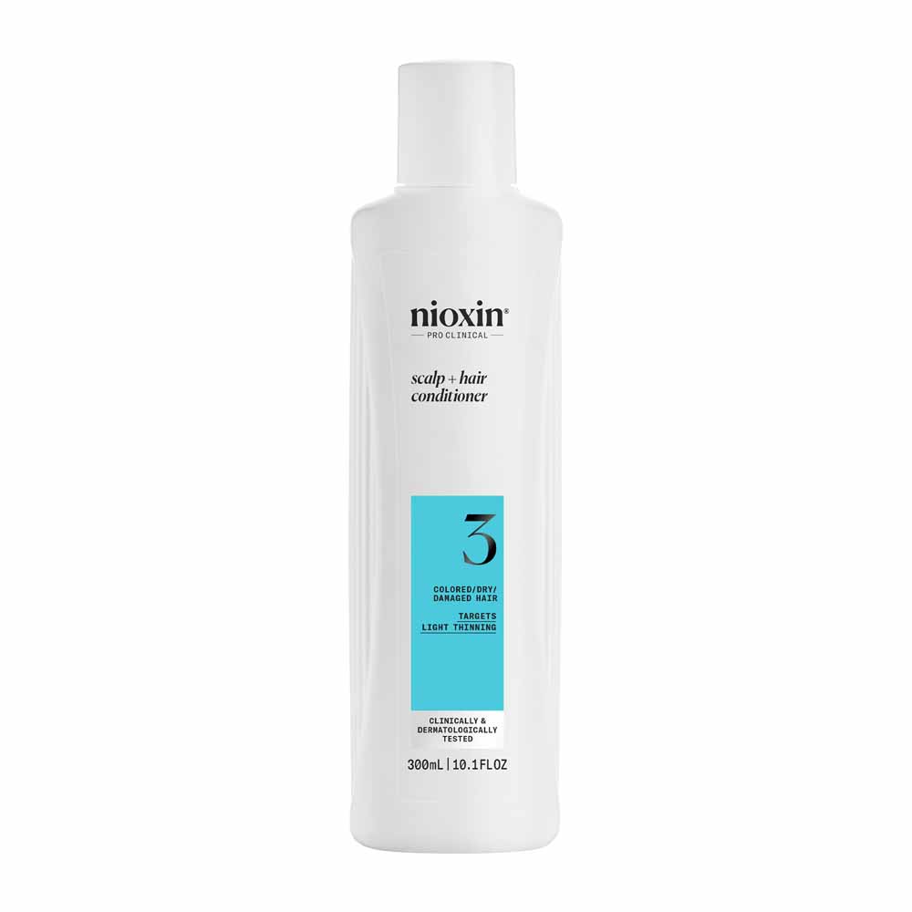 Nioxin Balsamo System 3 per Capelli Colorati/Secchi/Danneggiati e con Perdita Moderata 300 ml