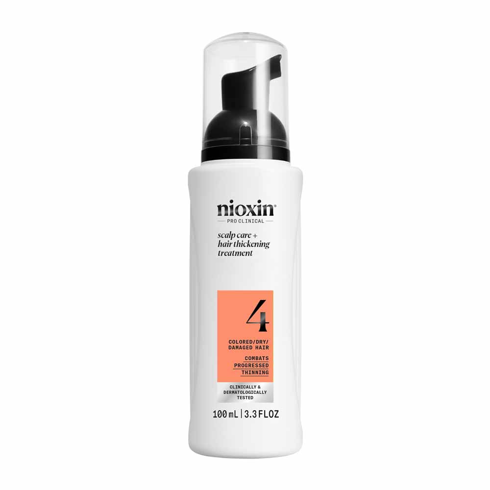 Nioxin System 4 Trattamento Leave-In per Capelli Colorati/Secchi/Danneggiati e Perdita Avanzata 100 ml