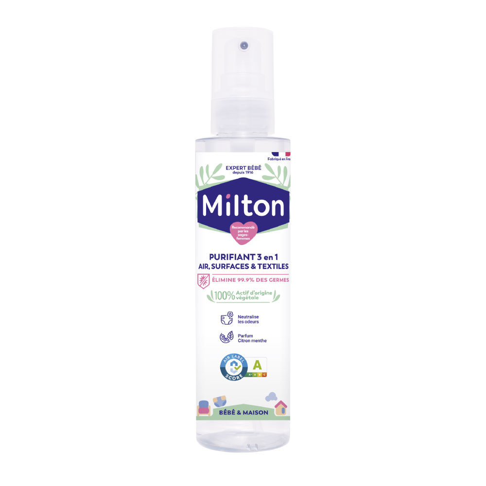 Milton Purificatore d'aria, superfici e tessuti 3in1 neonato e casa 200 ml