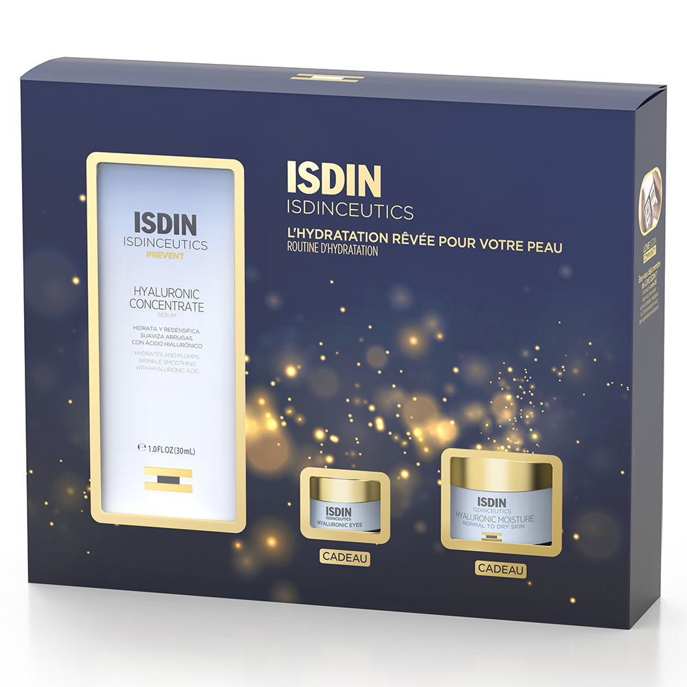 Isdin Hyaluronic Concentrate Cofanetto per la routine dell'idratazione