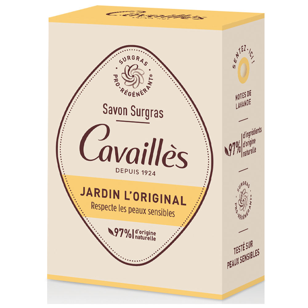 Cavaillès Surgras Pro-Régénérant Savon Jardin L'Original 100g