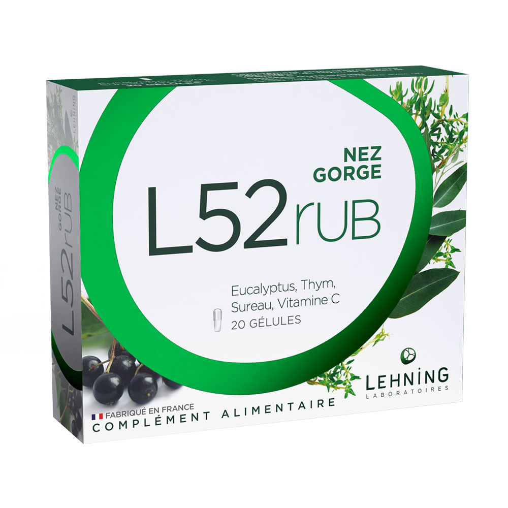 Lehning L52RUB Naso e gola 20 capsule