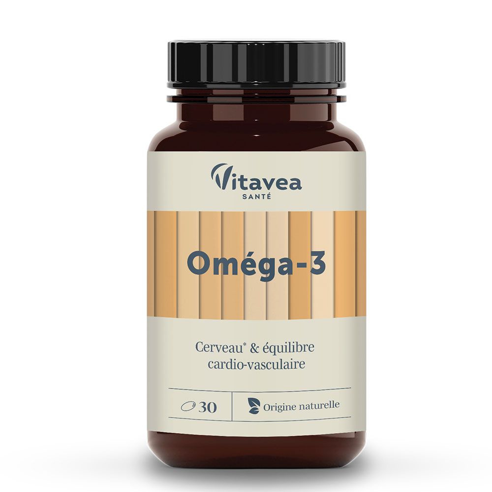 Vitavea Santé Nutri'sentiels Omega 3 Equilibrio cerebrale e cardiovascolare 30 capsule