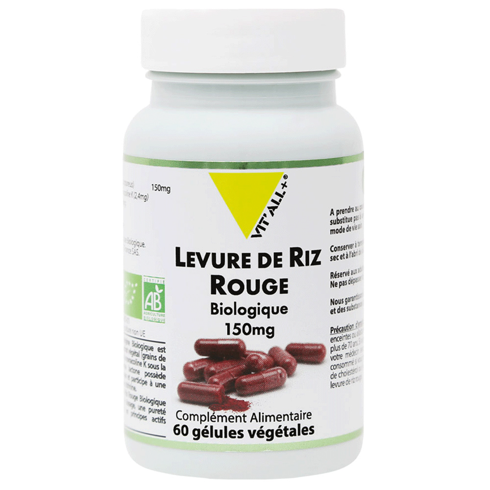Vit'All+ Lievito di riso rosso biologico 60 capsule