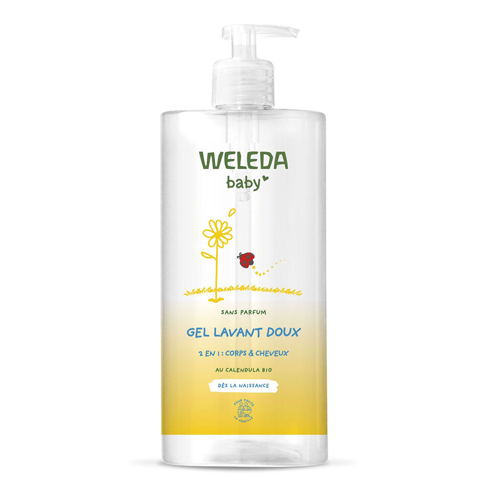 Weleda Neonato e Bambino Gel detergente delicato 2in1 corpo e capelli 750ml