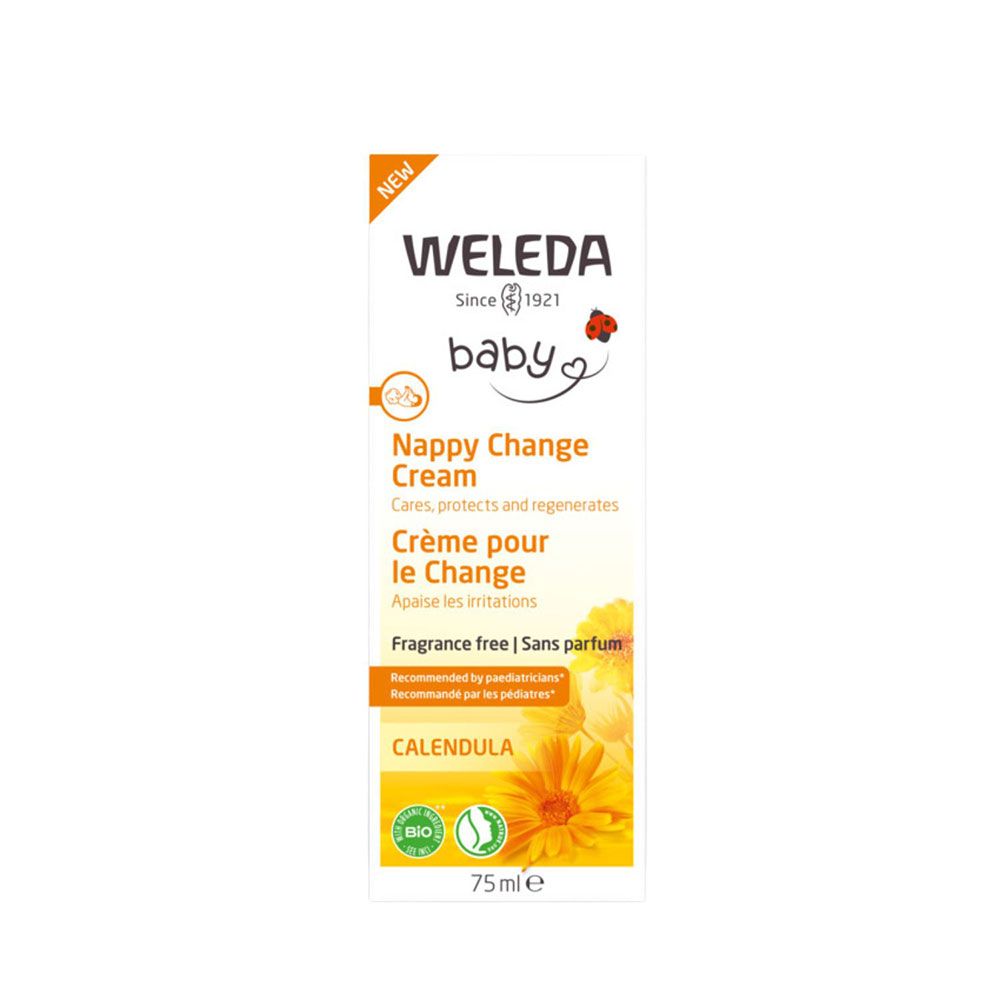 Weleda Neonato e Bambino Crema per il cambio senza profumo con calendula 75 ml