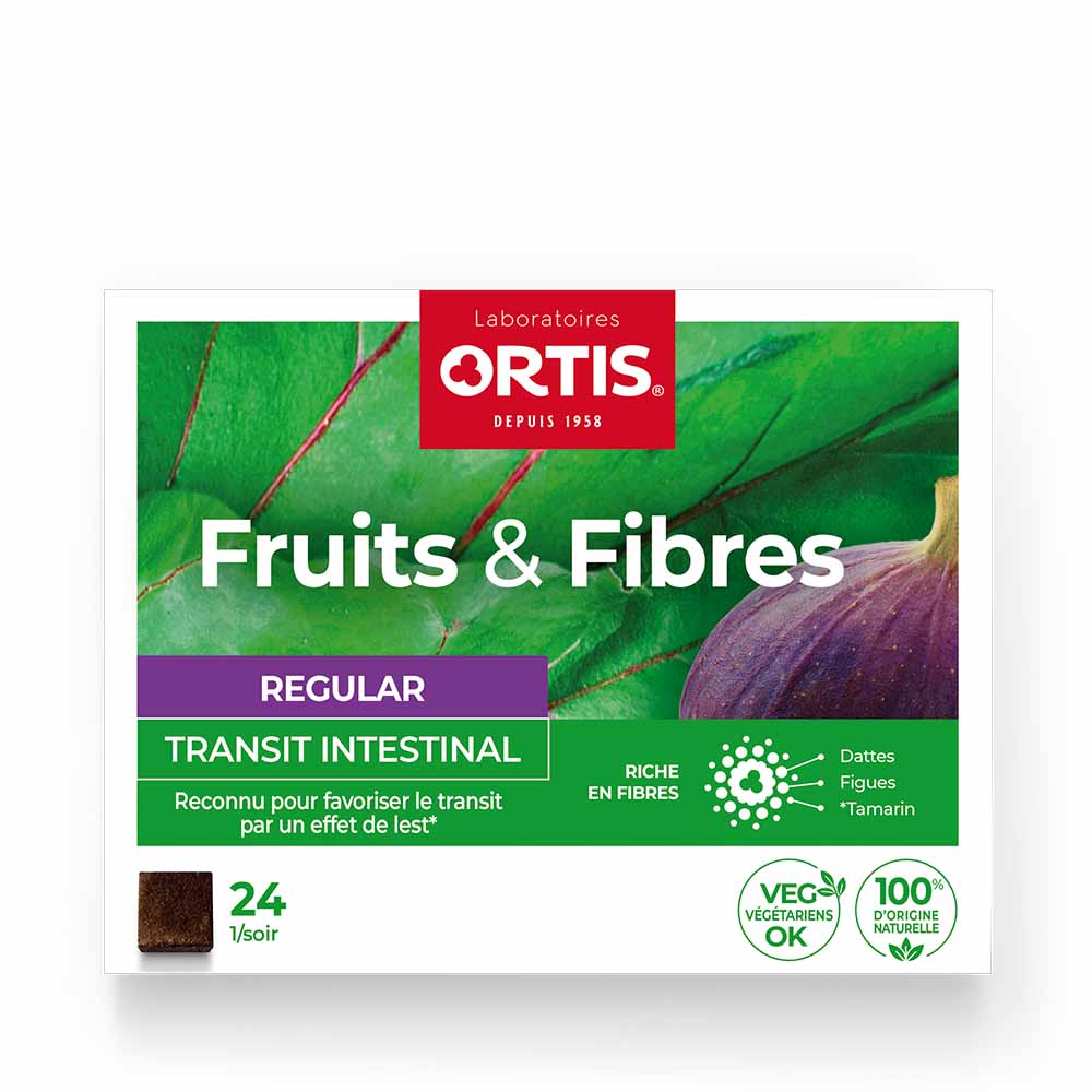 Ortis Frutta & Fibre Regular Transito intestinale 24 Cubetti