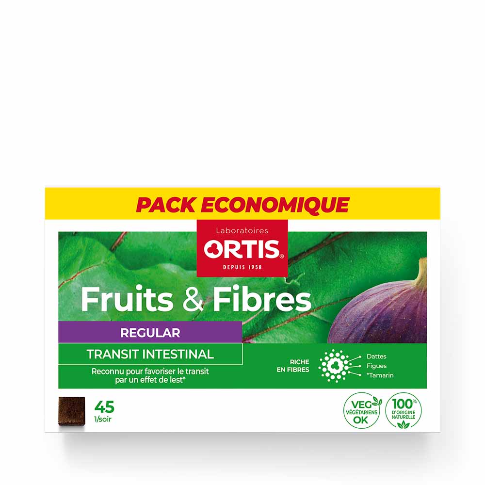 Ortis Frutta & Fibre Regular Transito intestinale 45 Cubetti