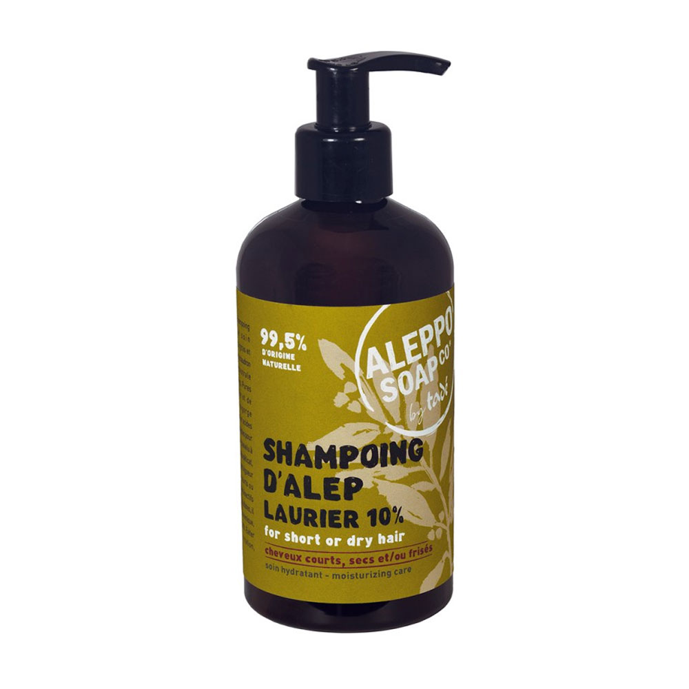 Tadé Shampoo all'alloro di Aleppo 10% (in francese) Capelli corti, secchi o ricci 300 ml