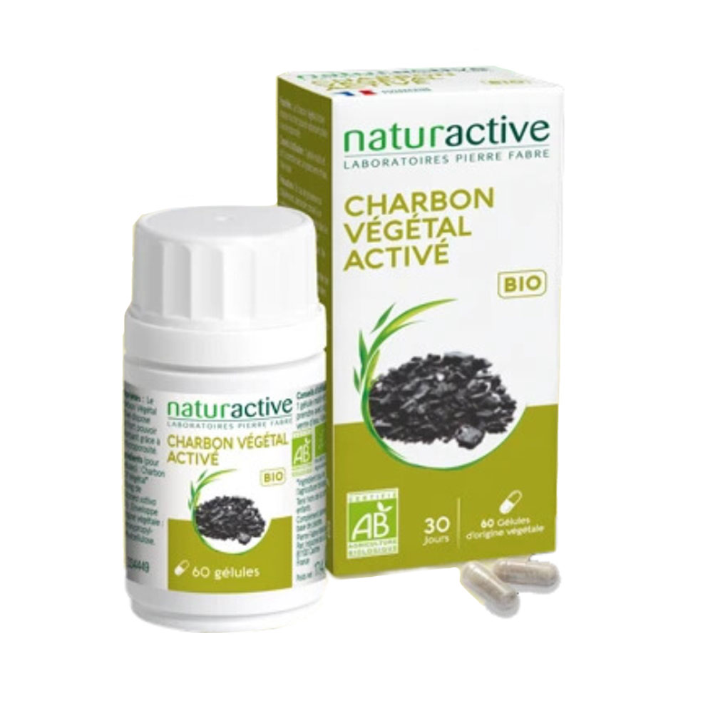 Naturactive Carbone vegetale attivo bio 60 capsule