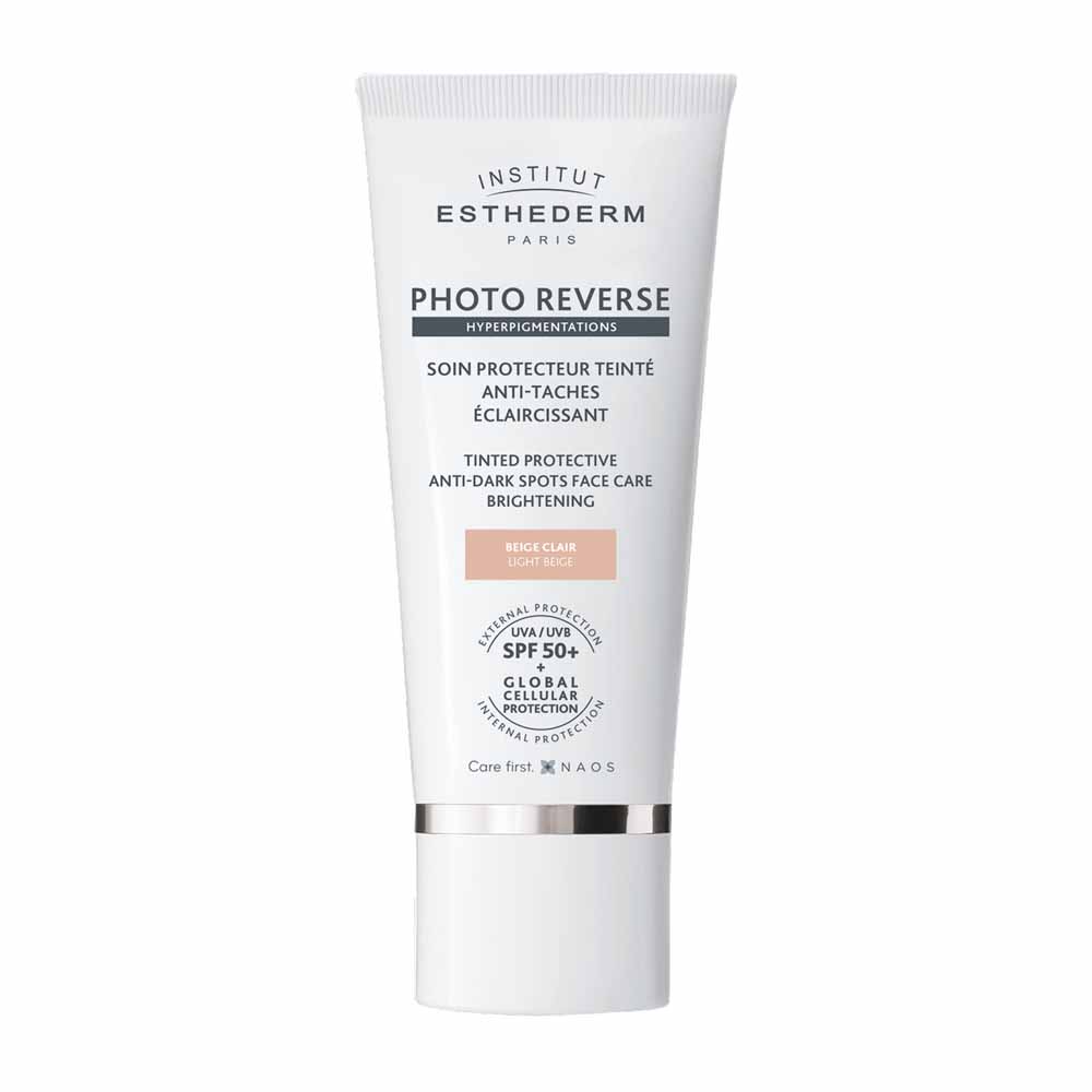 Institut Esthederm Photo Reverse Trattamento protettivo illuminante anti-macchie SP50+ Beige chiaro 50ml