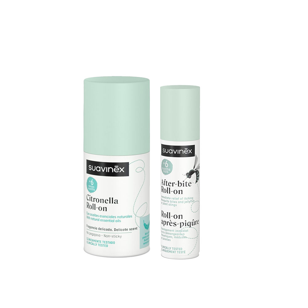 Suavinex Repellente per zanzare Set di roll-on 75ml