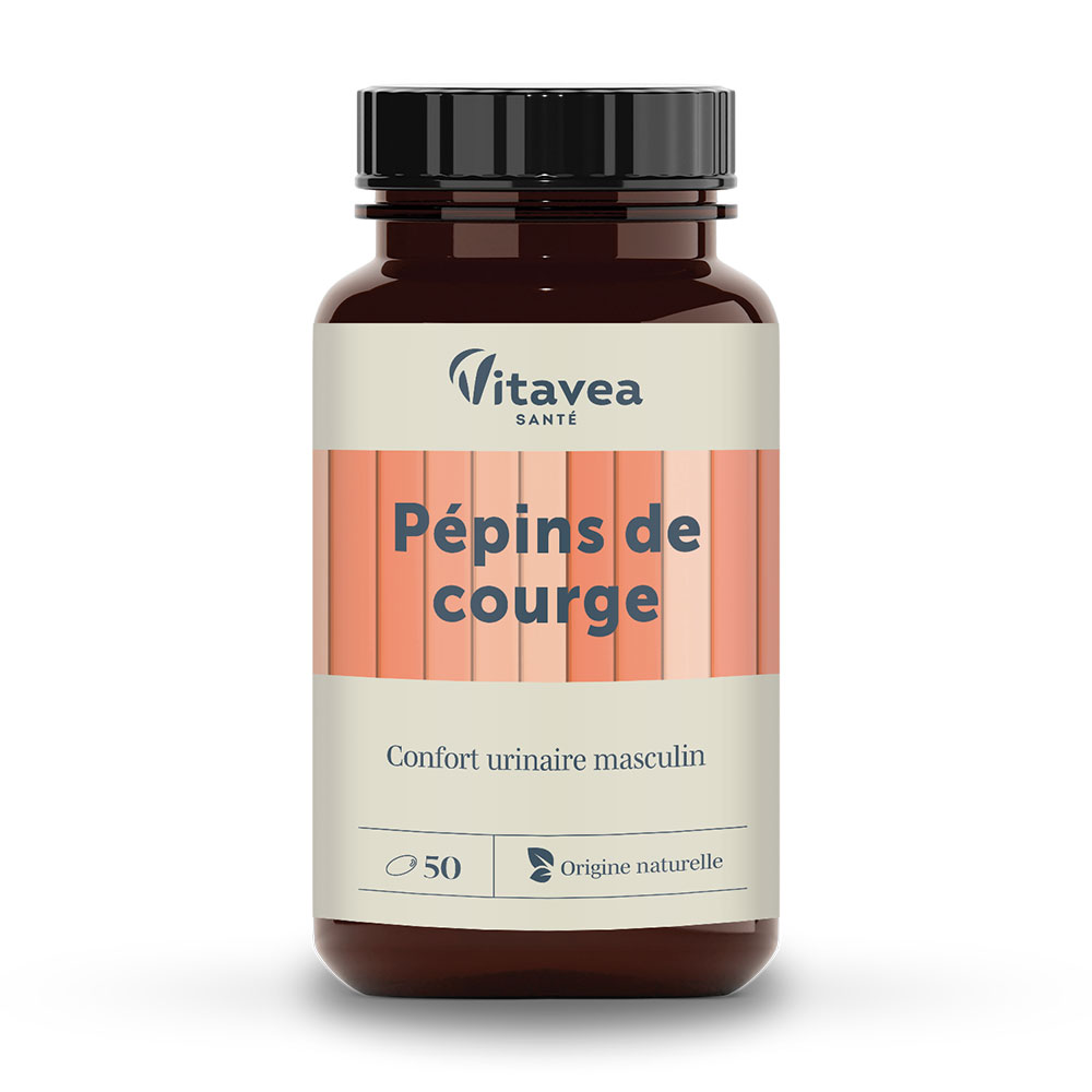 Vitavea Santé Nutri'sentiels Semi di zucca biologici Confort urinaire masculin 50 Capsule