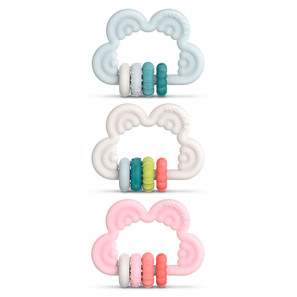 Suavinex Anello da dentizione divertente in silicone fase 3 divertente in silicone 1 unità