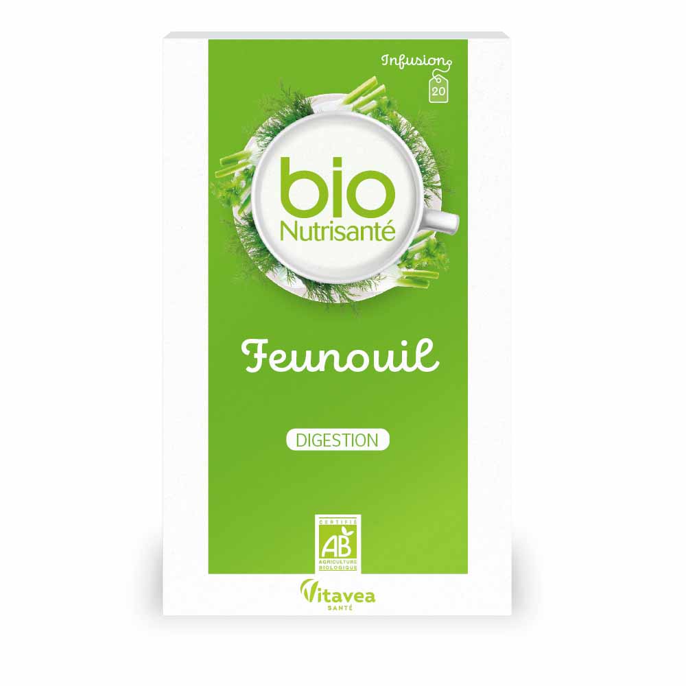 Vitavea Santé BioNutrisanté Infuso di finocchio biologico 20 bustine