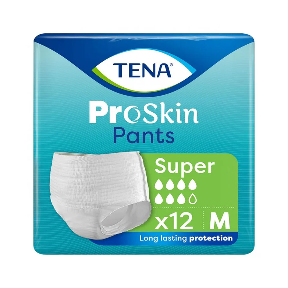 Tena Proskin Super Pants Slip assorbenti Taglia M 80-110cm X12