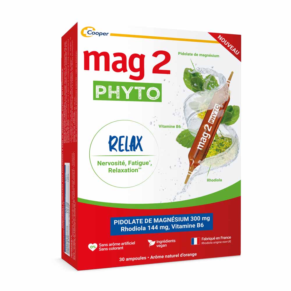 Mag 2 Phyto Relax Nervosismo Stanchezza Rilassamento 30 Ampolle