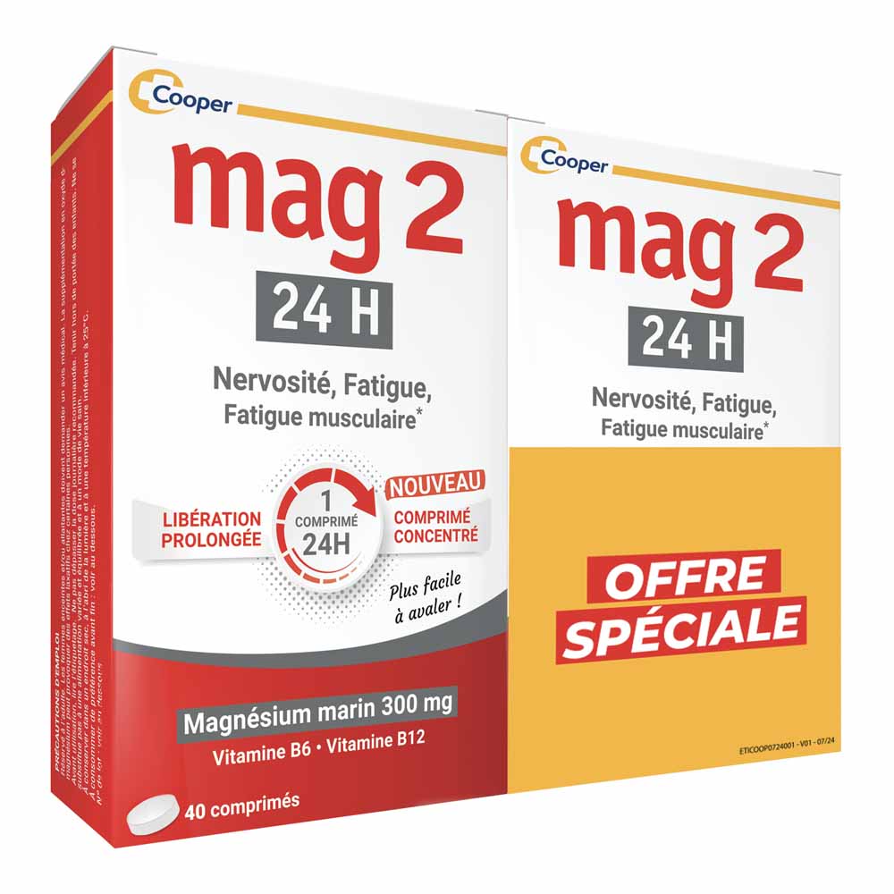 Mag 2 24h Magnesio Marino 2x40 Compresse