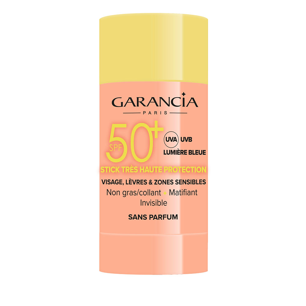 Garancia Stick protezione solare molto alta SPF50+ per viso labbra e zone sensibili 15 ml