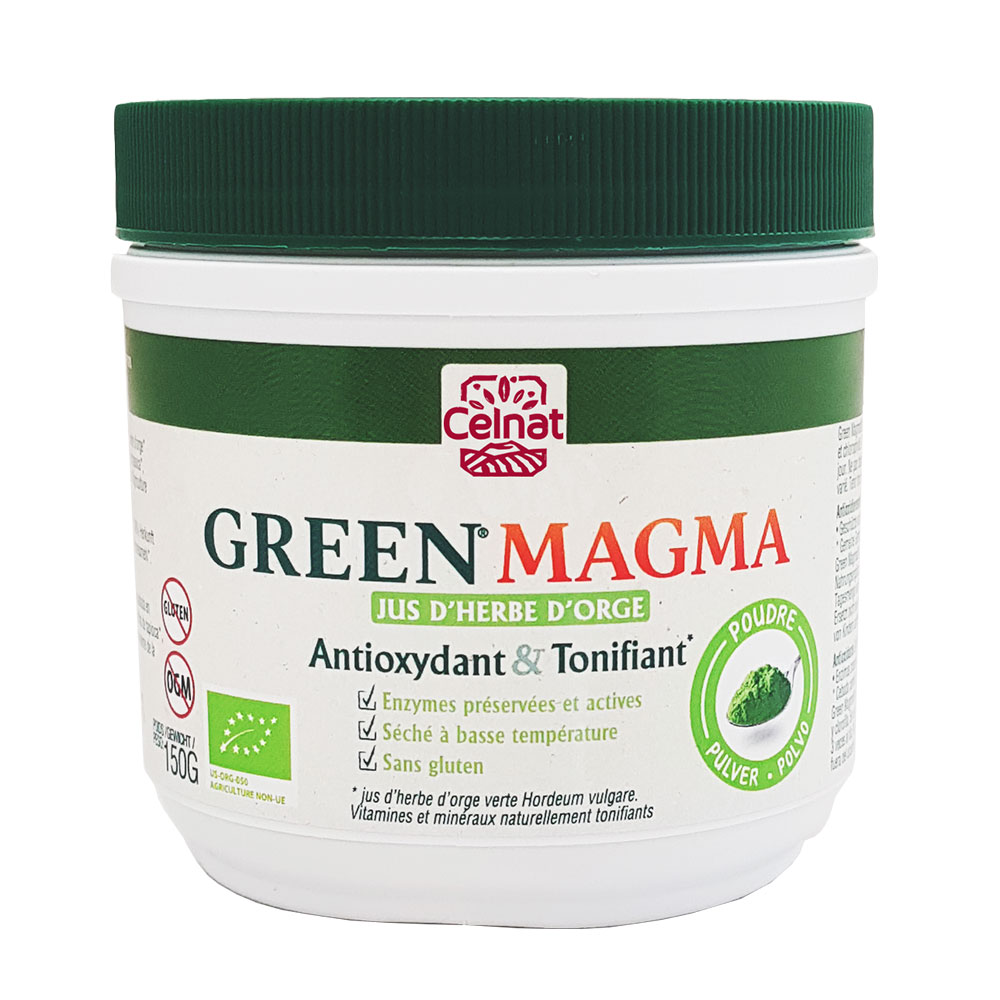 Celnat Succo di erba d'orzo Green Magma Antiossidante e tonificante 150g