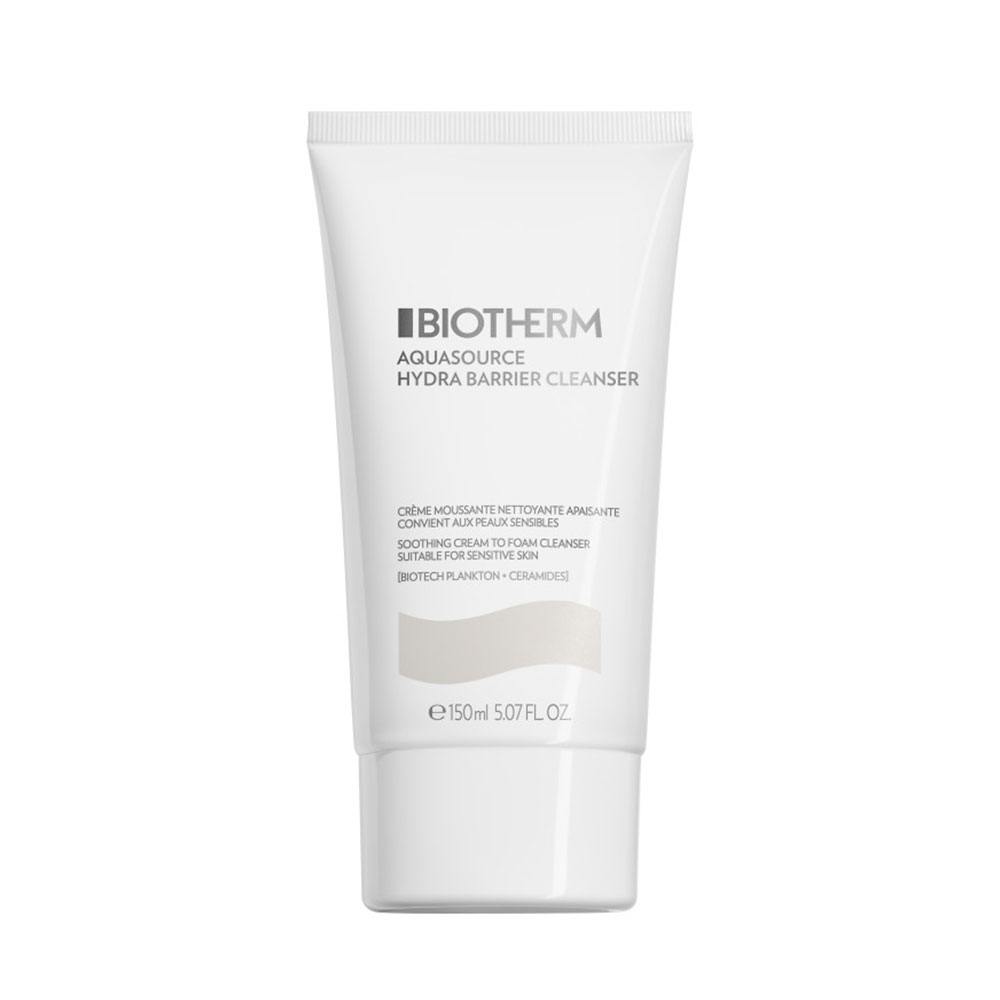 Biotherm Aquasource Hydra Barrier Crema detergente schiumogena 150 ml