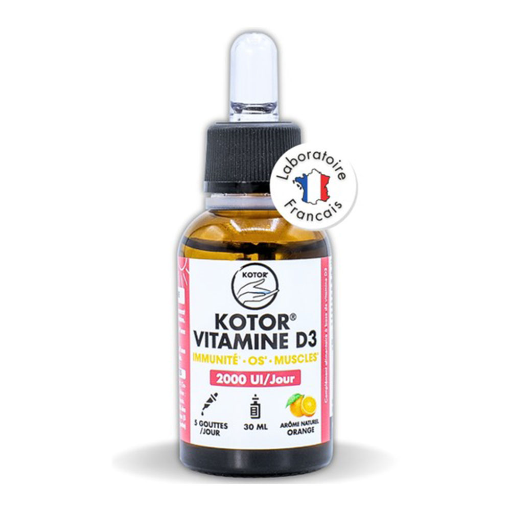 Kotor Pharma Vitamina D3 per sistema immunitario, ossa e muscoli 30 ml