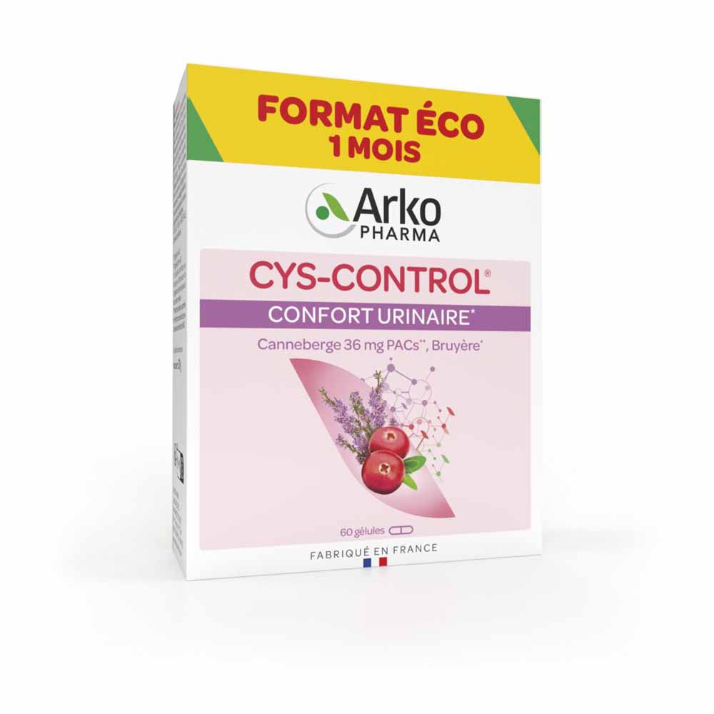 Arkopharma Cys-Control Confort urinario mirtillo rosso 60 Capsule