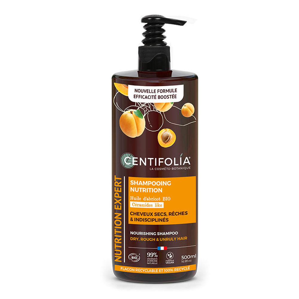 Centifolia Shampoo Crema al burro di albicocca/olio di jojoba per capelli secchi 500ml