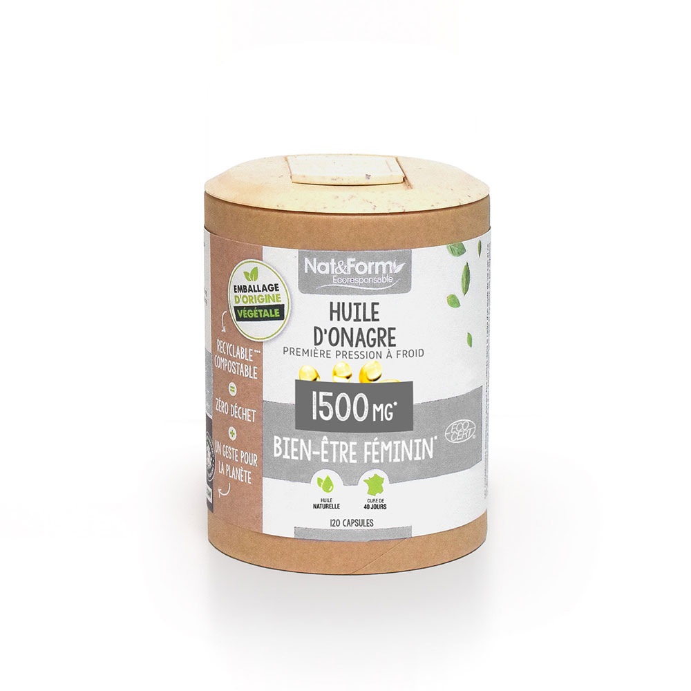 Nat&Form OLIO DI ENOTERA BIOLOGICO 120 capsule
