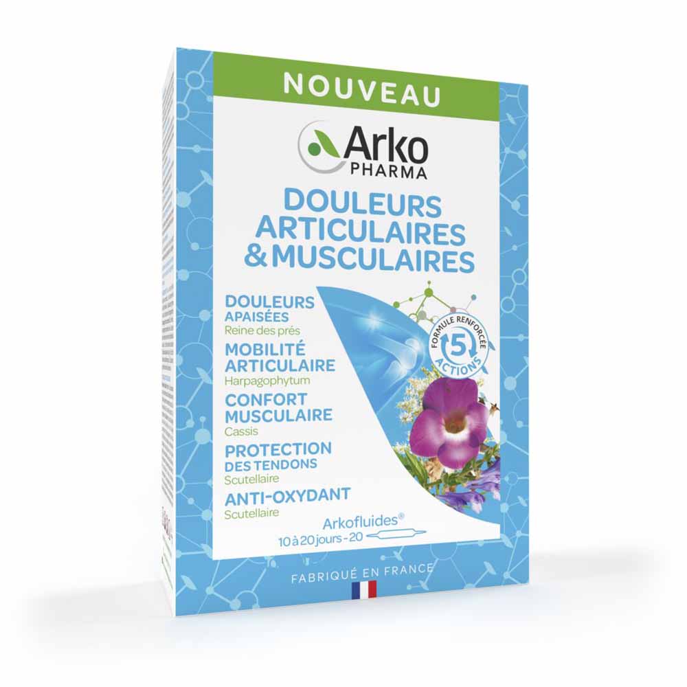 Arkopharma Arkofluidi Dolori articolari e muscolari 20 Ampolle