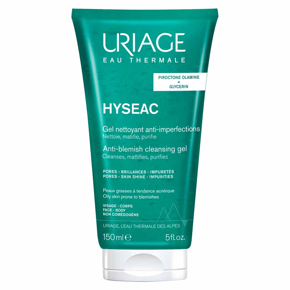 Uriage Hyseac Gel Detergente Pelli Da Grasse A Miste con imperfezioni Peaux Grasses à imperfections 150ml
