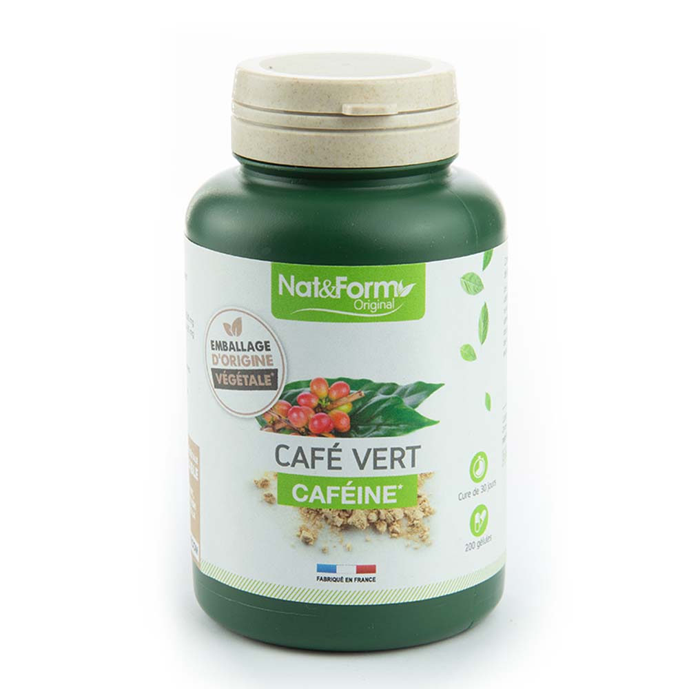 Nat&Form Cafe Vert Bio 200 Geluli Cafeine Nat&amp;Form
