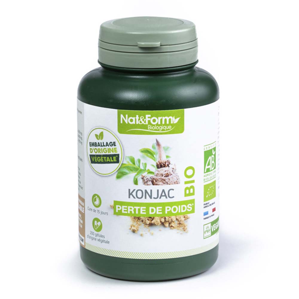 Nat&Form KONJAC BIOLOGICO 200 capsule