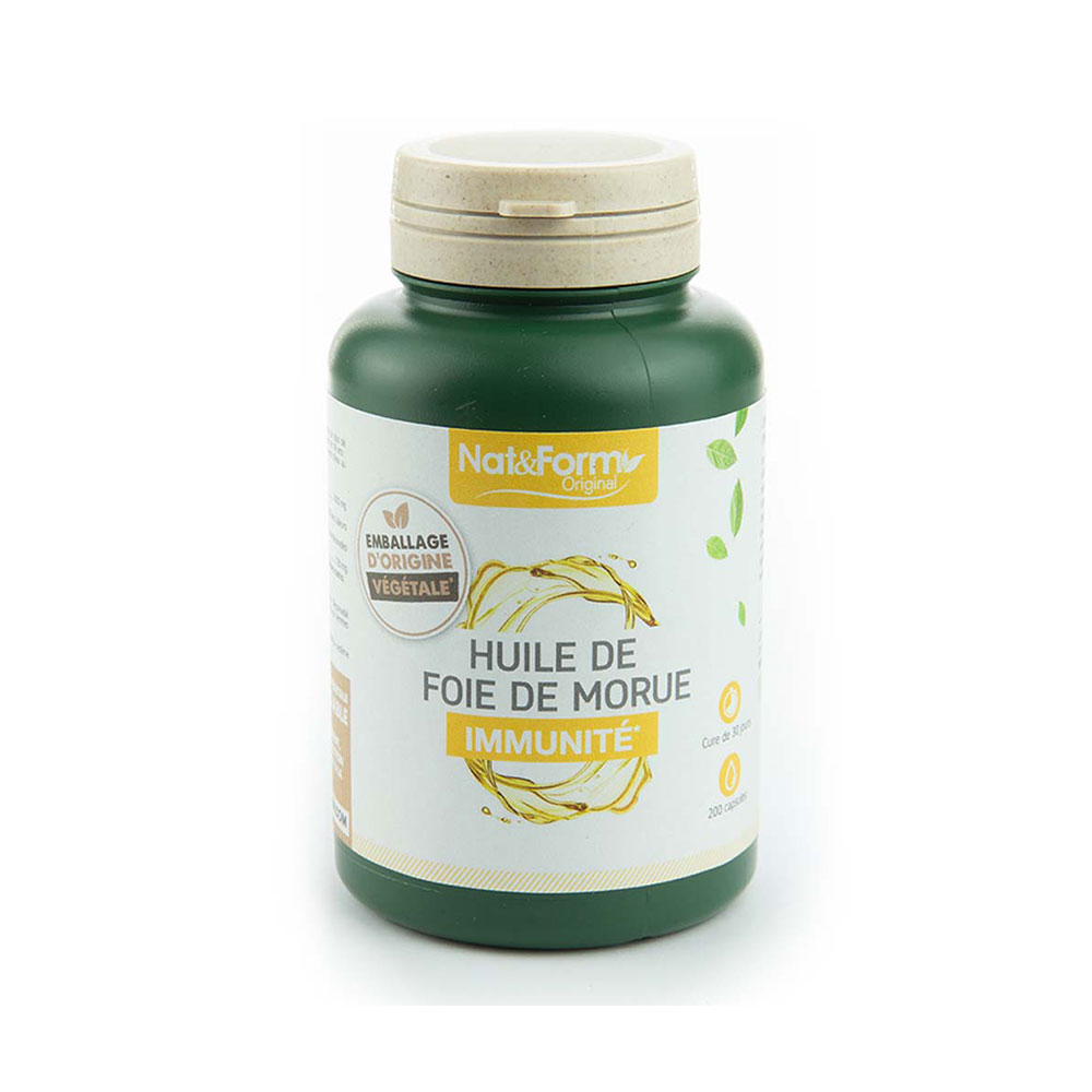 Nat&Form Olio di fegato di merluzzo 200 capsule