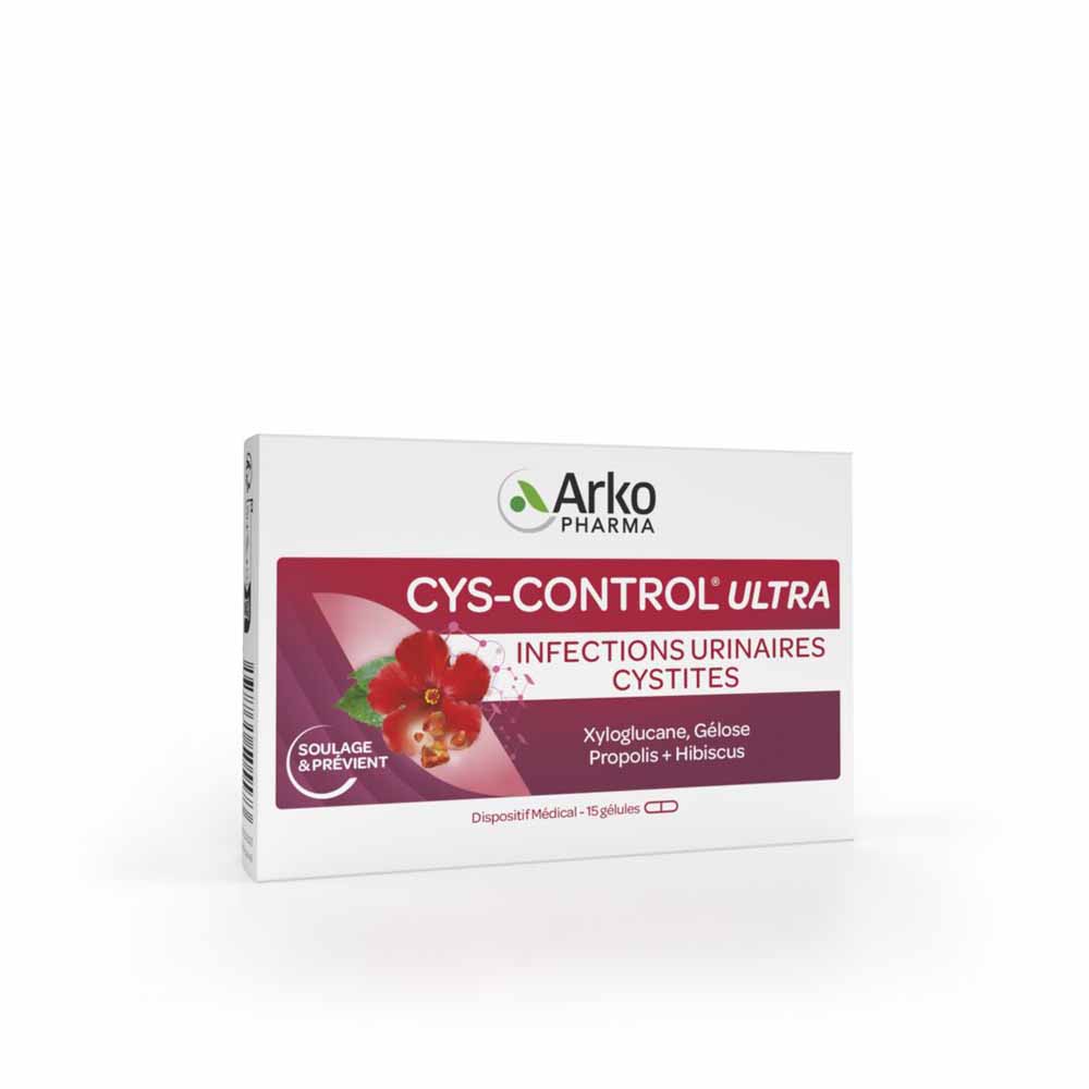 Arkopharma Cys-Control Infezioni delle vie urinarie Ultra Cistite 15 gélules