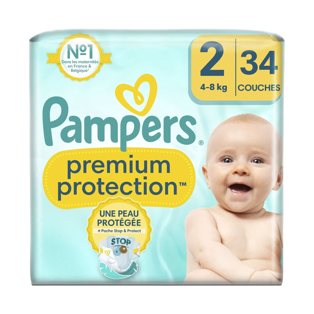 Pampers Premium Pannolini taglia 2 4-8 kg x34