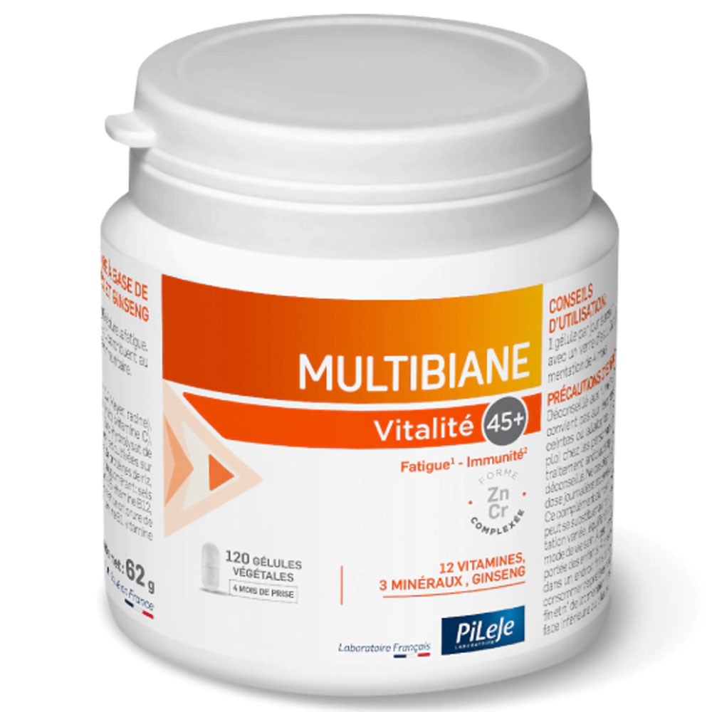 Pileje Multibiane Vitalità 45+ 120 capsule