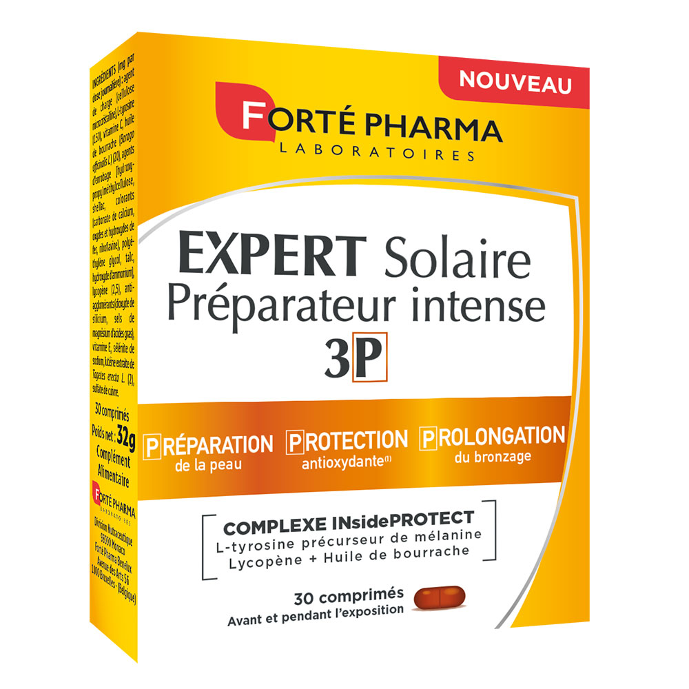 Forté Pharma Sun Expert Solare preparatore intenso 3P 30 compresse