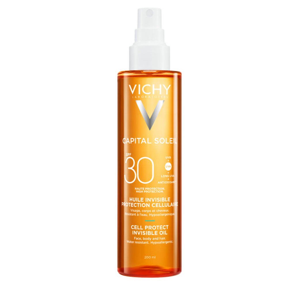 Vichy Capital Soleil Olio invisibile protezione cellulare SPF30 200 ml