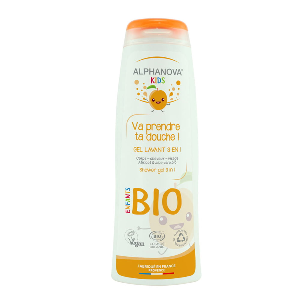 Alphanova Kids Bambini Va Prendre Ta Douche Gel Lavante 3 In 1 Bio 250 ml