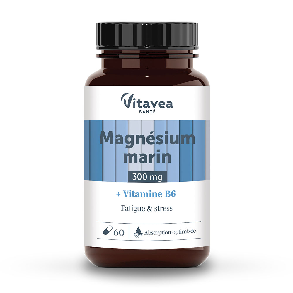 Vitavea Santé Nutri'sentiels Magnesio bio per stanchezza e stress 60 capsule