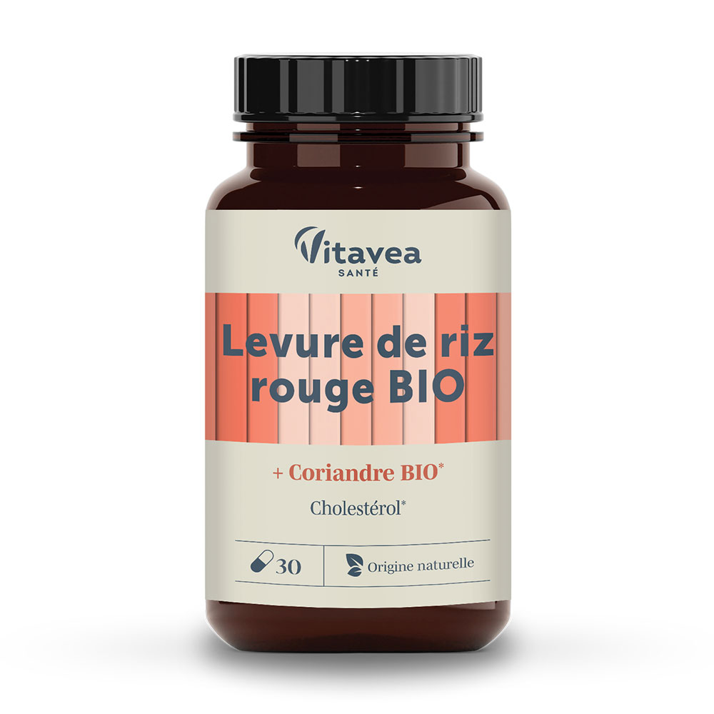 Vitavea Santé Nutri'sentiels Lievito di riso rosso e coriandolo biologico Cholestérol 30 capsule