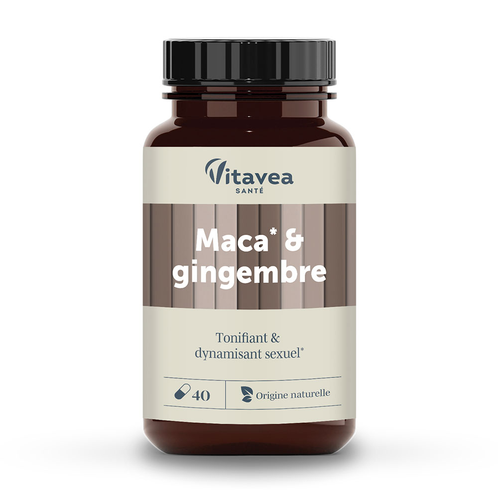 Vitavea Santé Nutri'sentiels Maca Zenzero Tonifiant & Dynamisant sexuel x30 capsule
