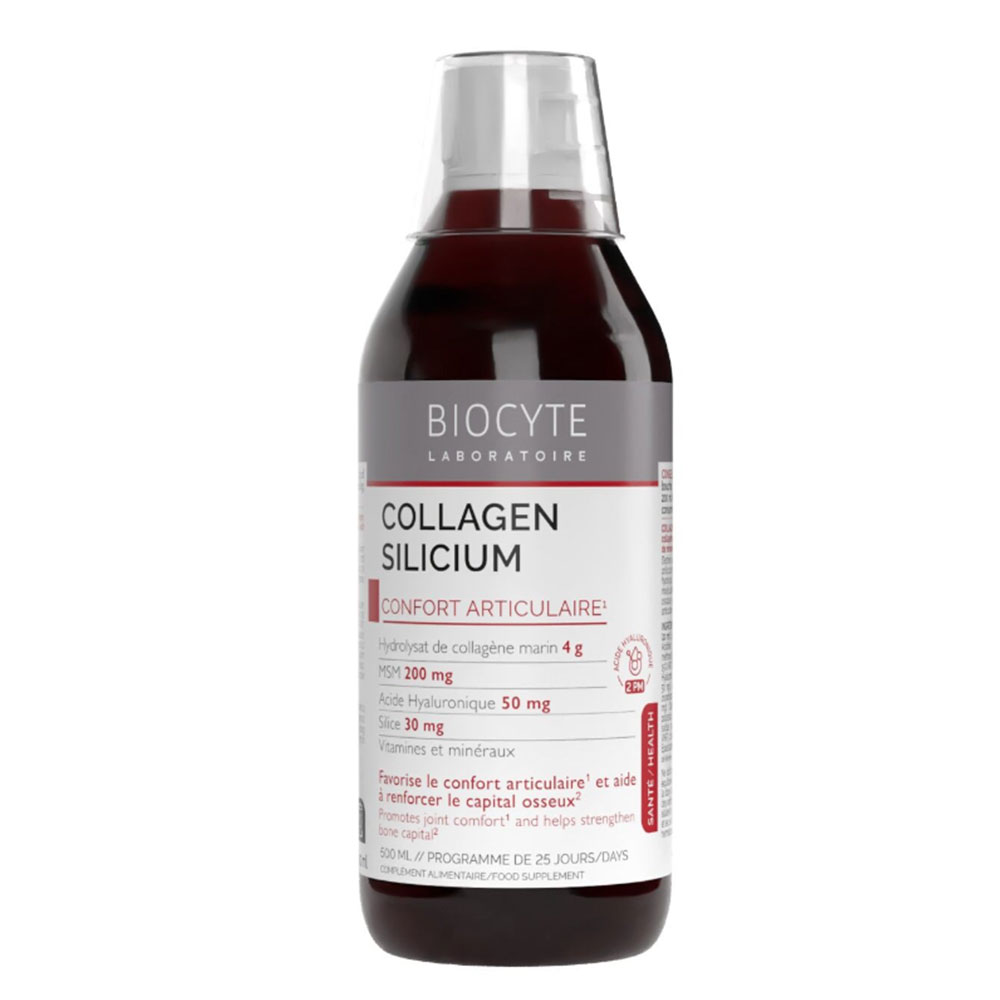 Biocyte Salute Collagene Silicum con collagene e acido ialuronico Confort Articulaire 500ml