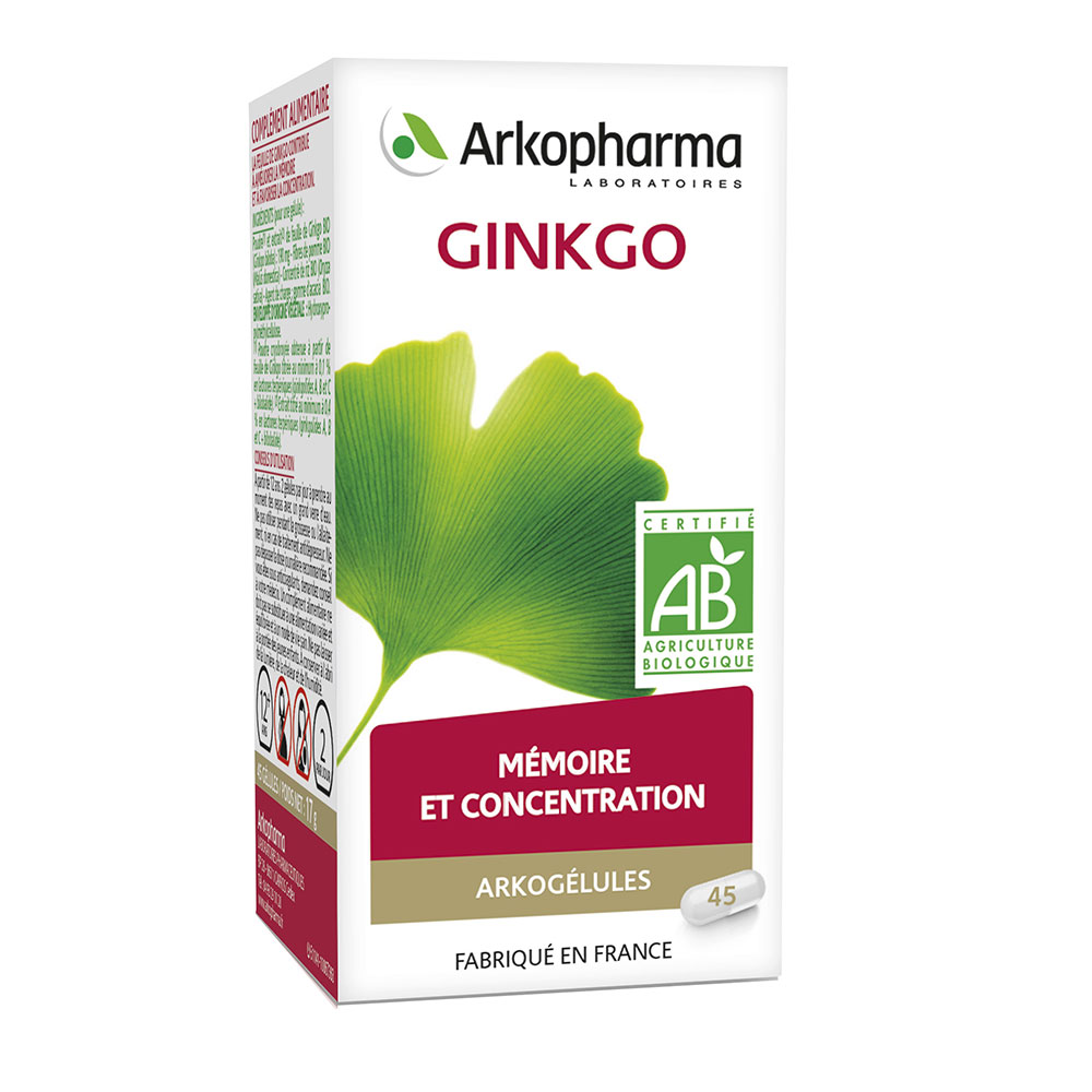 Arkopharma Arkocapsule Ginkgo Bio Memoria e concentrazione