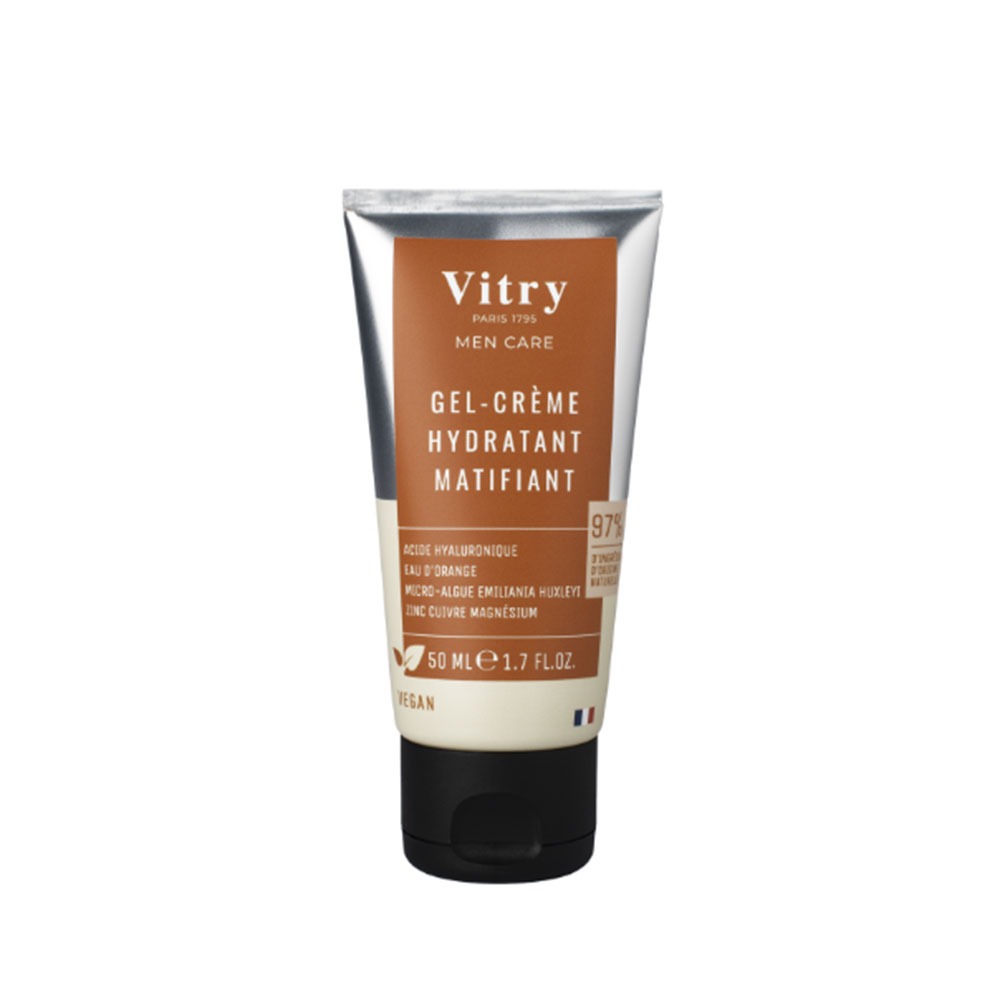 Vitry Men Care Gel-crema idratante opacizzante Homme 50 ml